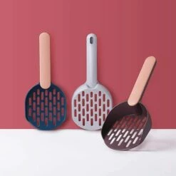 Fei Yu Pelle à Litière Pour Chat Avec Filtre - Outil De Nettoyage En Plastique ABS De Qualité Supérieure - Durable Et Facile à Nettoyer - 1 Pièce (bleu) -Promos Litière et bac à litière Magasin 54149987 3