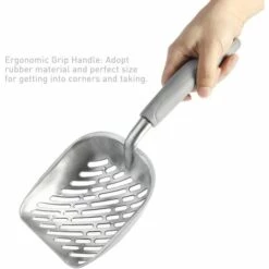 Fei Yu Métal De Kitty Pour Animaux De Compagnie Chien Chat Litière Scooper Pelle Merde Remover Avec Long Manche Pour Animaux De Compagnie -Promos Litière et bac à litière Magasin 54150105 4