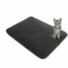 GroupM Coussin De Litière Pour Chat Antidérapant à Double Couche Avec Trou En Nid D'abeille Doux (noir Xs) -Promos Litière et bac à litière Magasin 54282483 1