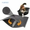 Tapis Litière Pour Chat 45x60cm Coleur De Noir FUIENKO -Promos Litière et bac à litière Magasin 54325444 1