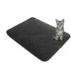 HANBING Tapis Pour Animaux De Compagnie Tapis De Sable Pour Animaux De Compagnie (Noir Xs)
