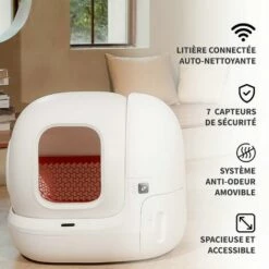 Robot Litière PETKIT PURA Max - White 9 Robot Litière PETKIT PURA Max - White -Promos Litière et bac à litière Magasin 55014505 3