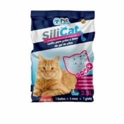 Gel De Silice Silicat Pour Les Chats Alternative Un Sable Absorbant Naturel 100% Coffre-fort Pour Chat Et Environnement - 3,6 L
