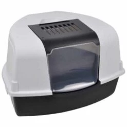 1001KDO POUR ANIMAUX Maison De Toilette Bac A Litière Chat Angle