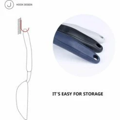 BENOBBY KIDS Pelle à Litière Pour Chat En Métal, Pelle à Caca De Chat Durable Avec Manche Long Flexible De 14 Pouces, Outil De Nettoyage Non Collant Pour Chaton (noir) 1pc -Promos Litière et bac à litière Magasin 56071097 5