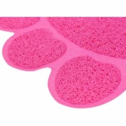 Fei Yu PVC Forme De Patte Chat Chien Tapis Bac à Litière Couverture Antidérapant Nourriture Eau Bol Alimentation Plateau -Promos Litière et bac à litière Magasin 56413845 2