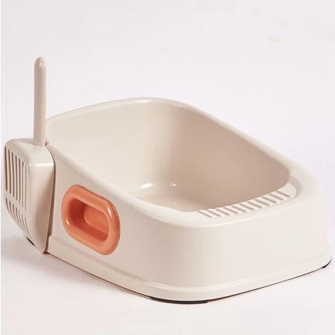 DONTODENT Bac à Litière Pour Chat,Grande Maison De Toilette Chat Pliable Avec Couvercle,et Pelle à Litière - Blanc Grand 3 DONTODENT Bac à Litière Pour Chat,Grande Maison De Toilette Chat Pliable Avec Couvercle,et Pelle à Litière - Blanc Grand