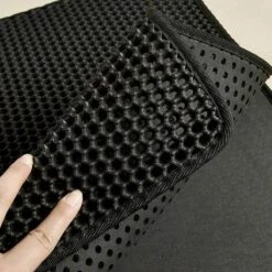HANBING Pet Supplies Tapis De Litière Pour Chat Double Anti-dérapant En EVA Pour Cage De Chat (S Noir) -Promos Litière et bac à litière Magasin 56988484 2