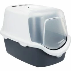TRIXIE Bac à Litière Pour Chats Vico Bleu-gris Et Blanc - Multicolore