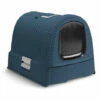 CURVER Maison De Toilette - Bleu - Pour Chat - 51 X 38,5 X 39,5 Cm -Promos Litière et bac à litière Magasin 58202216 1