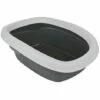 TRIXIE 40111 CHAT TOILETTES OUVERTES POUR ANIMAUX DE COMPAGNIE GRIS (4011905401119) -Promos Litière et bac à litière Magasin 58265119 1