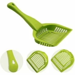 HKLFFJA Plastique Chat Litière Scoop Poignée Longue Poignée Nettoyage Soin Sable Sable Gaspillage Pelle Outil De Nettoyage -Promos Litière et bac à litière Magasin 58621795 2