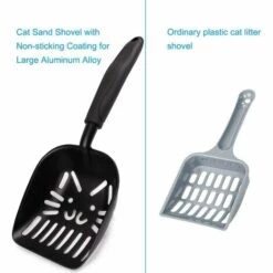 HKLFFJA Pelle à Litière Pour Chat En Alliage D'aluminium Anti-adhésive Durable Et Antirouille Pelle à Litière Scoop Pour Chat Animaux De Compagnie Grand Modèle -Promos Litière et bac à litière Magasin 58621808 4