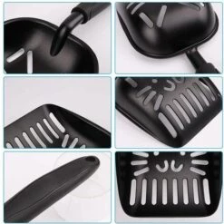 HKLFFJA Pelle à Litière Pour Chat En Alliage D'aluminium Anti-adhésive Durable Et Antirouille Pelle à Litière Scoop Pour Chat Animaux De Compagnie Grand Modèle -Promos Litière et bac à litière Magasin 58621808 5