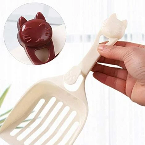 HKLFFJA 2 Pièces Pelle à Litière Pour Chat En Plastique Type Tête De Chat Pelle à Chat Rouge Et Blanc Pelle Litiere Chat De Fournitures Pour Animaux De Compagnie 6 HKLFFJA 2 Pièces Pelle à Litière Pour Chat En Plastique Type Tête De Chat Pelle à Chat Rouge Et Blanc Pelle Litiere Chat De Fournitures Pour Animaux De Compagnie – Image 4