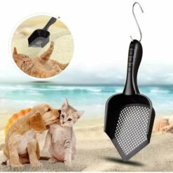 HKLFFJA Pelle Pointue à Tamis Pour Litière Animal De Compagnie Chat Chaton Reptile Nettoie Excréments -Promos Litière et bac à litière Magasin 58621816 4
