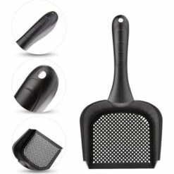 BARES Pelle à Litière Pour Chat En Plastique Épaissi Pelle Litiere Chat Pelle à Litière Creuse Pelles à Litière Pour Chats Outil Nettoyage Pour Animaux De Compagnie, Avec Poignée Antidérapante Pour Une -Promos Litière et bac à litière Magasin 58784323 4