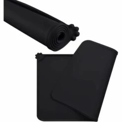 EINEMGELD Tapis Gamelle Chien, Tapis D’Alimentation Pour Chat En Silicone Aux Normes FDA, Imperméable Et Antidérapant, Noir, 47 X 30 Cm 9 EINEMGELD Tapis Gamelle Chien, Tapis D’Alimentation Pour Chat En Silicone Aux Normes FDA, Imperméable Et Antidérapant, Noir, 47 X 30 Cm -Promos Litière et bac à litière Magasin 59144976 4