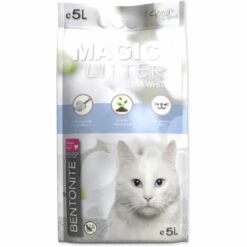 PLACEK Litire De Chat Magique Ultra Blanc, 5 L