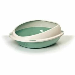 MEDIA WAVE STORE ® 10533 Litière Ouverte Pour Chats SHUTTLE à Bords Relevés Anti-projections 57 Cm | Couleur: Bleu -Promos Litière et bac à litière Magasin 59227701 3