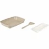 Bac à Litière, Set Kitten Taupe, 37 Cm, Pour Chaton - Animallparadise - Taupe