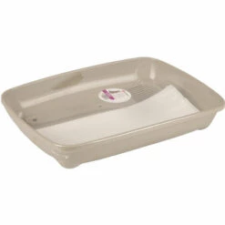 Bac à Litière, Set Kitten Taupe, 37 Cm, Pour Chaton - Animallparadise - Taupe -Promos Litière et bac à litière Magasin 59281902 4