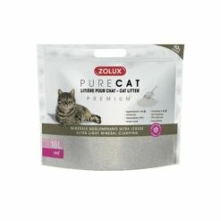 Zolux-Litière Pure Cat Agglomérante Parfumée Antibactérienne - 16L