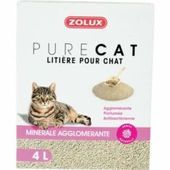 Zolux-Litiére Pure Cat - Minérale Agglomérante 4L