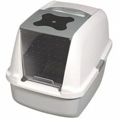 CAT'IT Catit - Maison De Toilette Blanc Gris