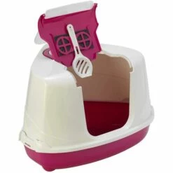 Maison De Toilette D'angle Pour Chat Avec Filtre Moderna