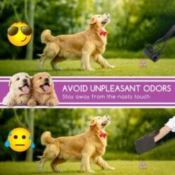 HEGUYEY Pelle Ramasse Crottes, 28cm Pelles Ramasse Crottes Pour Chiens Et Chat Pet, Poignée Facile à Presser Et Ressors Haute Tension -Promos Litière et bac à litière Magasin 59335560 4