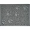 CATHERINE Tapis De Litière Rectangle Impression Patte Pour Chat -Promos Litière et bac à litière Magasin 59472067 1