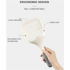 CATHERINE Pà Litière Pour Chat, En Plastique ABS De Qualité Supérieure, Pour La Plupart Des Types De Litière Pour Chat, Bac à Litière Et Support Pour Pelle, Durable Et Facile à Nettoyer -Promos Litière et bac à litière Magasin 59486283 3