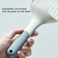 CATHERINE Pà Litière Pour Chat, En Plastique ABS De Qualité Supérieure, Pour La Plupart Des Types De Litière Pour Chat, Bac à Litière Et Support Pour Pelle, Durable Et Facile à Nettoyer -Promos Litière et bac à litière Magasin 59486283 4