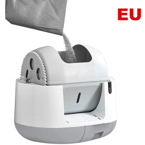 LIFCAUSAL Bac à Litière Pour Chat Autonettoyant, Toilette Automatique Pour Chat Entièrement Fermée Avec Interrupteur Tactile Anti-pincement, Facile à Nettoyer Par Un Bouton, Capot étanche Bac à Litière Automatique Pour Chats De Moins De 7,5 Kg 4 LIFCAUSAL Bac à Litière Pour Chat Autonettoyant, Toilette Automatique Pour Chat Entièrement Fermée Avec Interrupteur Tactile Anti-pincement, Facile à Nettoyer Par Un Bouton, Capot étanche Bac à Litière Automatique Pour Chats De Moins De 7,5 Kg – Image 2