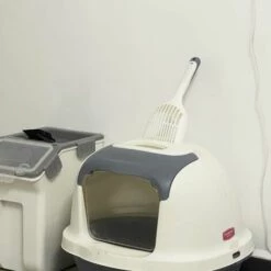 MINKUROW Pelle à Litière Pour Chat, 2 Pièces Scoop De Litière Pour Animaux Plastique Portable Pelle Litiere Chat Avec Poignée Antidérapante Pour Produits Nettoyage Litière Pour Chat -Promos Litière et bac à litière Magasin 59867992 3