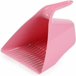 MINKUROW Pelle à Litière Pour Chat, Pelle à Litière En Plastique, Pelle à Déjections Canines Pour Chat, Outil De Nettoyage Du Sable（rose）