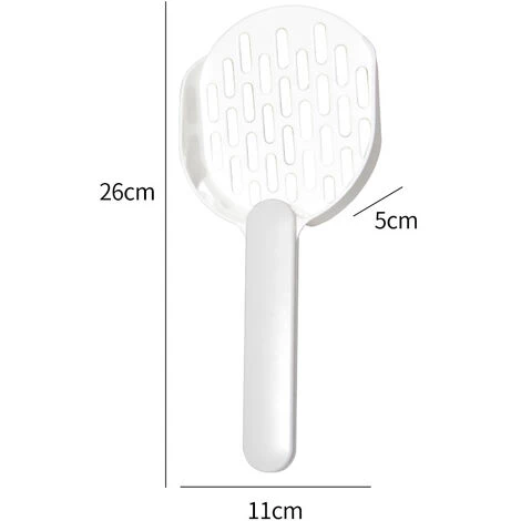 MINKUROW Pelle à Litière Pour Chat, Scoop De Litière Pour Animaux, Fabriqué En Plastique Abs Durable Avec Une Poignée Confortable, Convient à La Plupart Types De Litière Pour Chat Et Litière Pour Chat(Cendre ) 3 MINKUROW Pelle à Litière Pour Chat, Scoop De Litière Pour Animaux, Fabriqué En Plastique Abs Durable Avec Une Poignée Confortable, Convient à La Plupart Types De Litière Pour Chat Et Litière Pour Chat(Cendre )