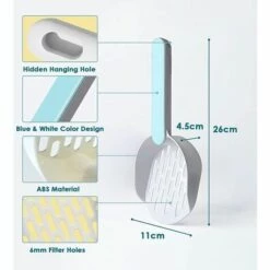Pelle à Litière Pour Chat,LITZEE Scoop De Litière Pour Animaux, Fabriqué En Plastique Abs Durable Avec Une Poignée Confortable, Convient à La Plupart Des Types De Litière Pour Chat Et Litière Pour Chat Accessoires -Promos Litière et bac à litière Magasin 60481273 2