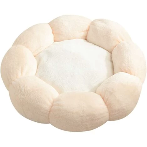 PREMIER Beignet De Lit De Chien De Chat En Forme De Fleur, Lit D'hiver Pour Animaux De Compagnie En Peluche Rond En Forme De Fleur Pour Chien Chat Coussin De Couchage Chaud 3 PREMIER Beignet De Lit De Chien De Chat En Forme De Fleur, Lit D'hiver Pour Animaux De Compagnie En Peluche Rond En Forme De Fleur Pour Chien Chat Coussin De Couchage Chaud