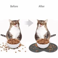 EINEMGELD Tapis D'alimentation En Silicone Pour Animaux De Compagnie, Tapis De Bol Pour Chien, Tapis D'alimentation En PVC Imperméable Et Antidérapant Pour Chats Et Chiens 8 EINEMGELD Tapis D'alimentation En Silicone Pour Animaux De Compagnie, Tapis De Bol Pour Chien, Tapis D'alimentation En PVC Imperméable Et Antidérapant Pour Chats Et Chiens -Promos Litière et bac à litière Magasin 60672215 3