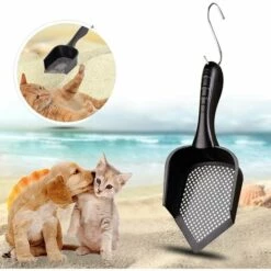 FVBJD Pelle Pointue à Tamis Pour Litière Animal De Compagnie Chat Chaton Reptile Nettoie Excréments -Promos Litière et bac à litière Magasin 60741394 4