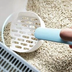 FVBJD Pelle à Litière Pour Chat, Scoop De Litière Pour Animaux, Fabriqué En Plastique Abs Durable Avec Une Poignée Confortable, Convient à La Plupart Des Types De Litière Pour Chat Et Litière Pour Chat -Promos Litière et bac à litière Magasin 60741426 5