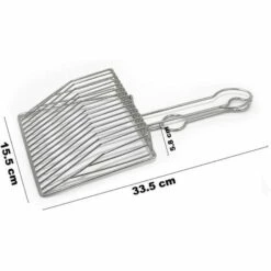 HEGUYEY Pelle à Litière Pour Chat En Métal Argenté -Promos Litière et bac à litière Magasin 61308504 5