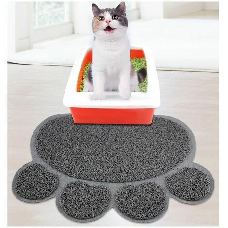 DECKON Tapis De Litière Pour Chat Bleu 4 DECKON Tapis De Litière Pour Chat Bleu – Image 2