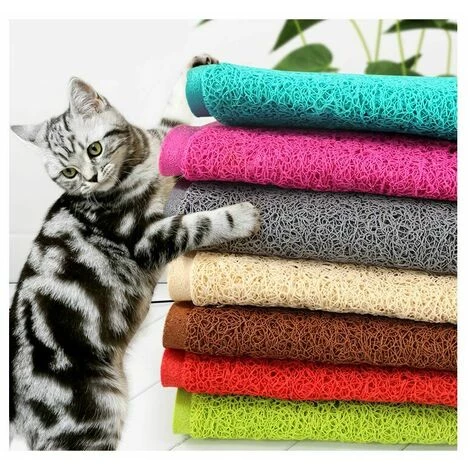 DECKON Tapis De Litière Pour Chat Bleu 7 DECKON Tapis De Litière Pour Chat Bleu – Image 5