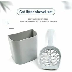 EINEMGELD Pelle à Litière Pour Chat - Antiadhésive - Toilettes Pour Animal Domestique - Accessoires De Nettoyage Pour Chat -Promos Litière et bac à litière Magasin 62317931 4