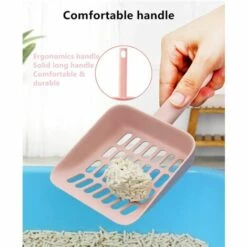EINEMGELD Pelle à Litière Pour Chat Avec Support En Plastique Fournitures De Nettoyage Animal Tamisage Scooper Poignée Confortable Hygiènes Pelle à Litière 8 EINEMGELD Pelle à Litière Pour Chat Avec Support En Plastique Fournitures De Nettoyage Animal Tamisage Scooper Poignée Confortable Hygiènes Pelle à Litière -Promos Litière et bac à litière Magasin 62318005 3