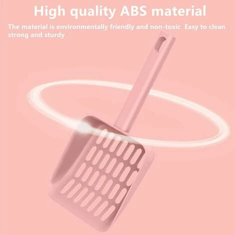 EINEMGELD Pelle à Litière Pour Chat Avec Support En Plastique Fournitures De Nettoyage Animal Tamisage Scooper Poignée Confortable Hygiènes Pelle à Litière 6 EINEMGELD Pelle à Litière Pour Chat Avec Support En Plastique Fournitures De Nettoyage Animal Tamisage Scooper Poignée Confortable Hygiènes Pelle à Litière – Image 4
