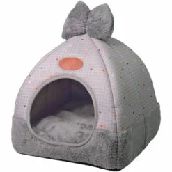 HEGUYEY Fermé Pliable Nid D'animal Automne Et Hiver Chaud Chat Maison La Mode Lit De Chien